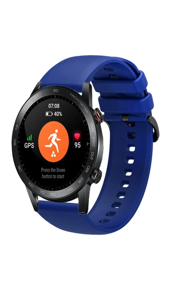 KRETON KRETON Honor Magic Watch 2 46mm Uyumlu Kordon Yumuşak Dokulu Soft Renk Tokalı Silikon Kayış - Resim 11