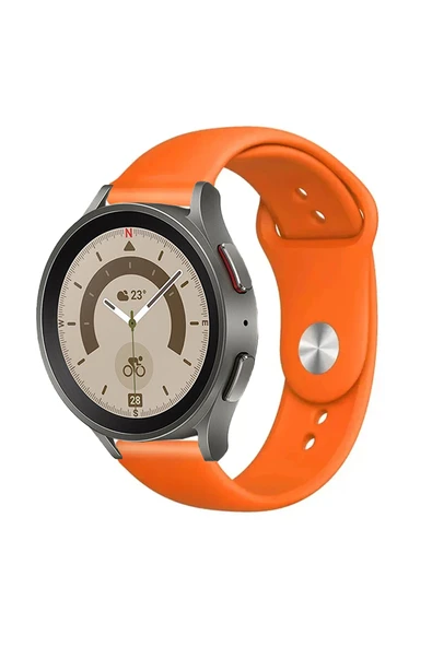 KRETON KRETON Samsung Galaxy Watch 5 Pro Uyumlu Kordon Yumuşak Dokulu Silikon Kayış - Resim 8