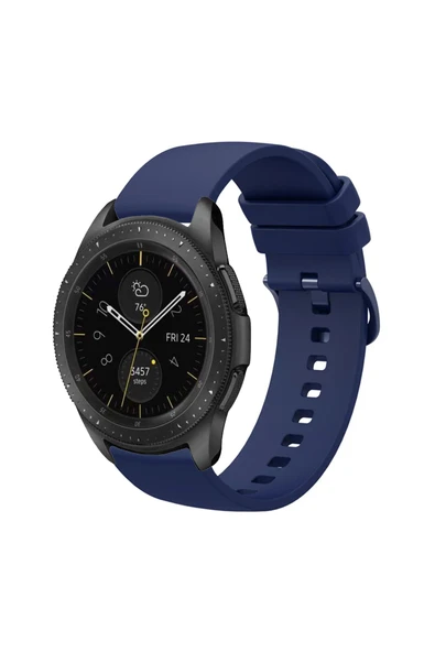 KRETON KRETON Samsung Galaxy Watch 42mm ile  Uyumlu Kordon Yumuşak Dokulu Soft Renk Tokalı Silikon Kayış - Resim 8