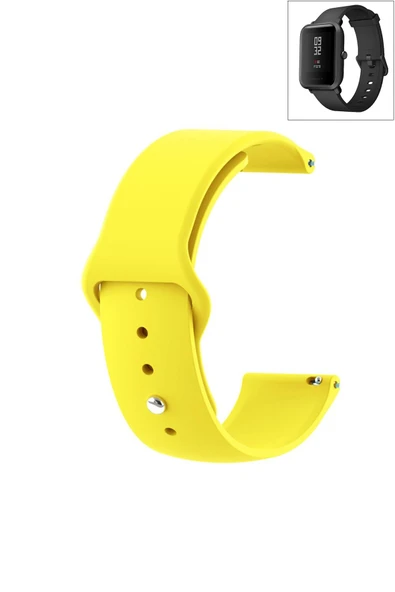 KRETON KRETON Amazfit Bip-bipu-bips-bip Lite-bipupro-bip3-bip3pro Uyumlu Açık Yeşil Kordon Yumuşak Dokulu Kayış - Resim 6