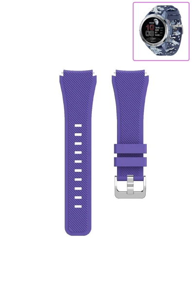 KRETON KRETON Honor Watch GS Pro Akıllı Saat Uyumlu Tırtık Desenli Silikon Kordon Kayış - Resim 11