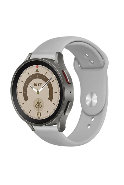 KRETON KRETON Samsung Galaxy Watch 6 40mm / 44mm Uyumlu Kordon Yumuşak Dokulu Silikon Kayış - Resim 4