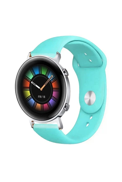 KRETON KRETON Huawei Watch Gt2 42mm Uyumlu Kordon Yumuşak Dokulu Silikon Kayış - Resim 11