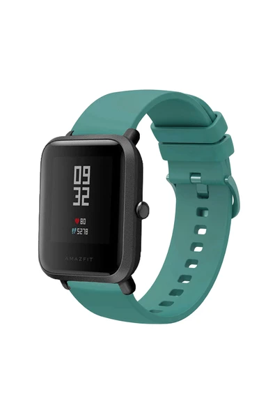 KRETON KRETON Amazfit BİP-BİPU-BİPS-BİP LİTE-BİP3-BİP3PRO İLE Uyumlu Kordon Yumuşak Dokulu Tokalı Silikon Kayış - Resim 3
