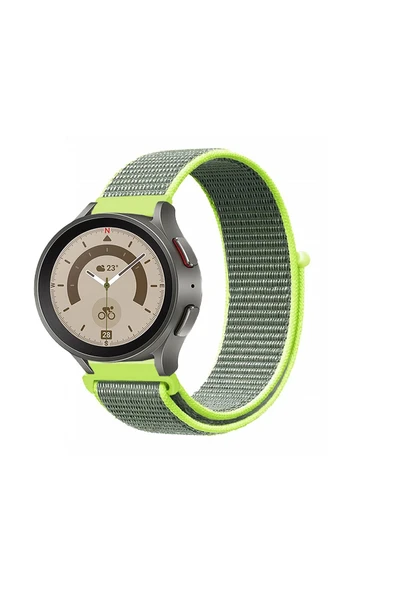 KRETON KRETON Samsung Galaxy Watch 4 40mm/44mm Uyumlu Spor Kumaş Desenli Cırt Cırtlı Kordon Kayış ürün görseli