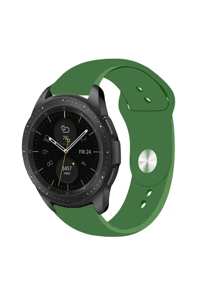 KRETON KRETON Samsung Galaxy Watch 42 mm Uyumlu Kordon Yumuşak Dokulu Silikon Kayış - Resim 2