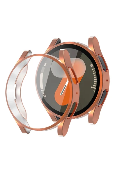 KRETON KRETON Samsung Galaxy Watch 7 40mm ile Uyumlu Kasa Ve Ekran Koruyucu 360 Tam Koruma Silikon Kılıf ürün görseli