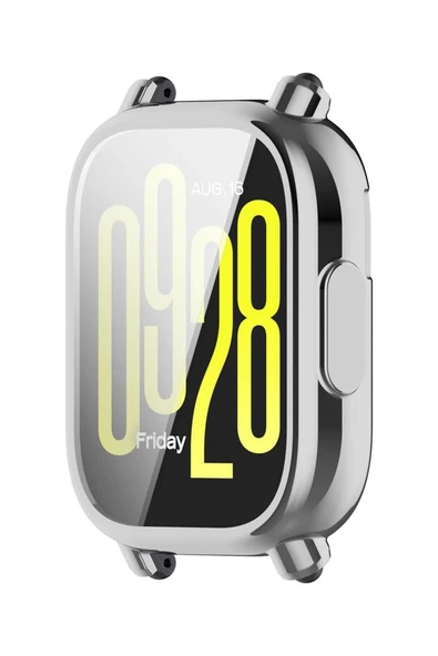 KRETON KRETON Redmi Watch 5 Lite ile Uyumlu Kasa Ve Ekran Koruyucu 360 Tam Koruma Silikon Kılıf - Resim 2