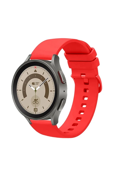 KRETON KRETON Samsung Galaxy Watch FE / FE LTE ile  Uyumlu Kordon Yumuşak Dokulu Soft Renk Tokalı Silikon Kayış - Resim 2