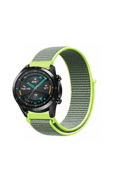 KRETON KRETON Huawei Watch Gt2 46mm Uyumlu Spor Kumaş Desenli Cırt Cırtlı Kordon Kayış ürün görseli