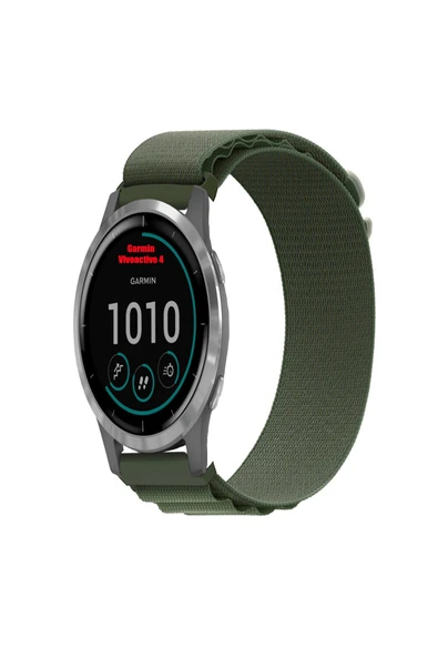 KRETON KRETON Garmin Vivoactive 4 Uyumlu Kordon Alpine Loop Döngü Spor Kayış - Resim 8
