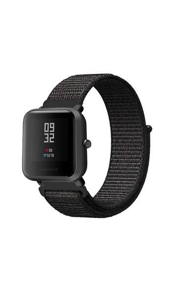 KRETON KRETON Amazfit BİP-BİPU-BİPS-BİP LİTE-BİPUPRO-BİP3 Uyumlu Spor Kumaş Desenli Cırt Cırtlı Kordon Kayış - Resim 4