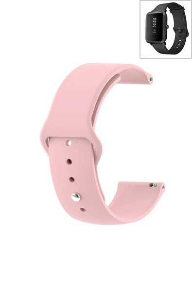 KRETON KRETON Amazfit Bip-bipu-bips-bip Lite-bipupro-bip3-bip3pro Uyumlu Açık Yeşil Kordon Yumuşak Dokulu Kayış - Resim 8