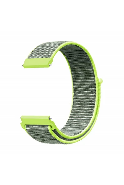 KRETON KRETON Xiaomi Heyplus Watch S8 Uyumlu Spor Kumaş Desenli Cırt Cırtlı Kordon Kayış - Resim 2