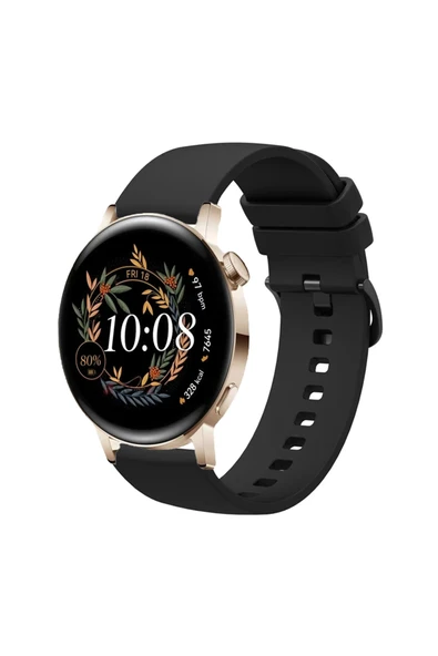 KRETON KRETON Huawei Watch Gt3 42mm ile Uyumlu Kordon Yumuşak Dokulu Soft Renk Tokalı Silikon Kayış ürün görseli