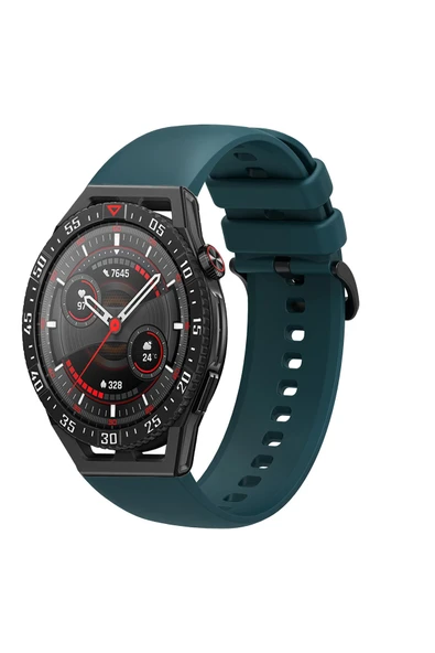 KRETON KRETON Huawei Watch Gt3 SE Uyumlu Kordon Yumuşak Dokulu Soft Renk Tokalı Silikon Kayış - Resim 8