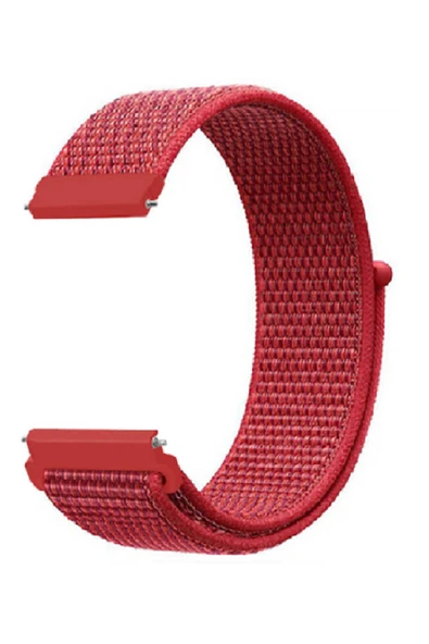 KRETON KRETON Garmin VivoMove Luxe , Style , HR Uyumlu Spor Kumaş Desenli Cırt Cırtlı Kordon Kayış - Resim 6