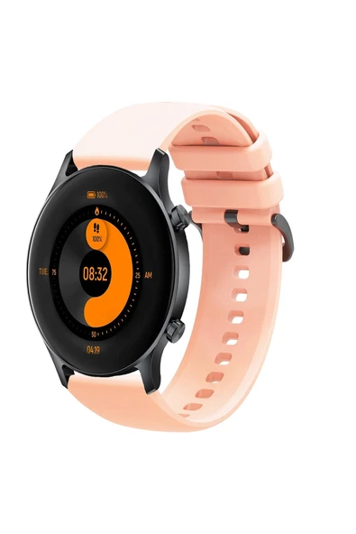 KRETON KRETON Haylou RS3 LS04 Uyumlu Kordon Yumuşak Dokulu Soft Renk Tokalı Silikon Kayış - Resim 11