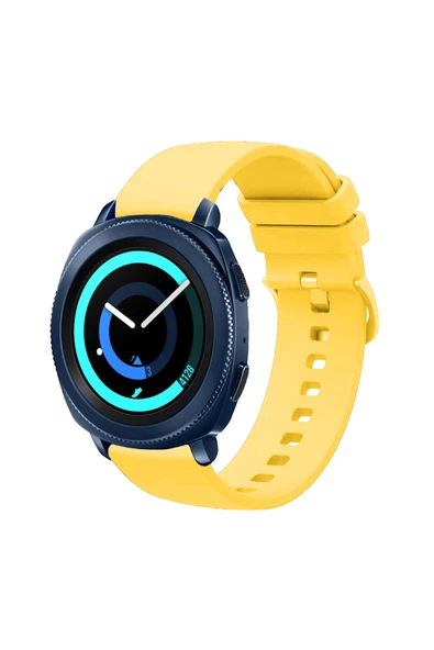 KRETON KRETON Samsung Gear Sport Uyumlu Kordon Yumuşak Dokulu Soft Renk Tokalı Silikon Kayış - Resim 4
