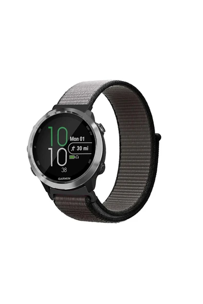 KRETON KRETON Garmin Forerunner 645 / 645 Music Uyumlu Spor Kumaş Desenli Cırt Cırtlı Kordon Kayış ürün görseli