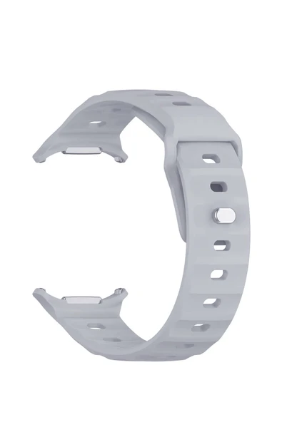 KRETON KRETON Samsung Galaxy Watch 7 Ultra 47mm ile Uyumlu Kordon Dalgalı Official Design Premium Silikon Kayış - Resim 4