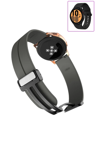 KRETON KRETON Samsung Galaxy Watch 4 40mm/44mm Uyumlu Kordon Magnetic Klipsli Premium Kayış - Resim 8