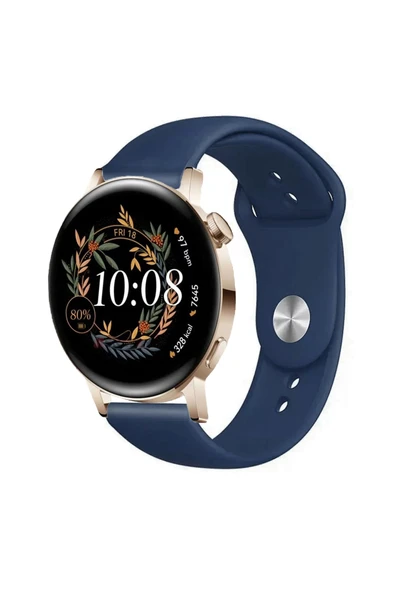 KRETON KRETON Huawei Watch Gt3 42mm Uyumlu Kordon Yumuşak Dokulu Silikon Kayış - Resim 4