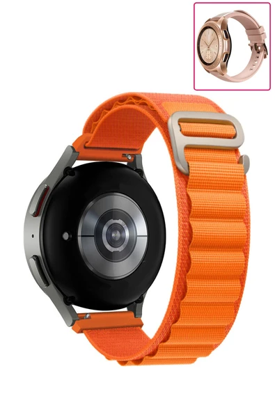 KRETON KRETON Samsung Galaxy Watch 42mm Uyumlu Kordon Alpine Loop Döngü Spor Kayış - Resim 4