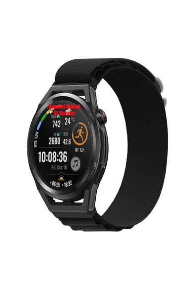 KRETON KRETON Huawei Watch Gt Runner Uyumlu Kordon Alpine Loop Döngü Spor Kayış - Resim 11