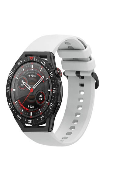 KRETON KRETON Huawei Watch Gt3 SE Uyumlu Kordon Yumuşak Dokulu Soft Renk Tokalı Silikon Kayış - Resim 11