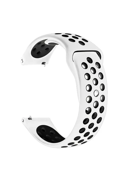 KRETON KRETON Huawei Watch Buds Uyumlu Kordon Yumuşak Dokulu Delikli Desenli Silikon Kayış - Resim 2