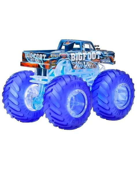 Hot Wheels Monster Trucks Power Smashers Bigfoot 1:64 Die Cast Araç HYJ28 - Resim 3