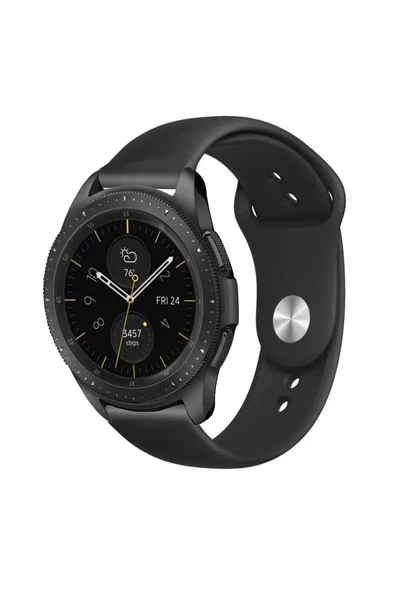 KRETON KRETON Samsung Galaxy Watch 42 mm Uyumlu Kordon Yumuşak Dokulu Silikon Kayış - Resim 7
