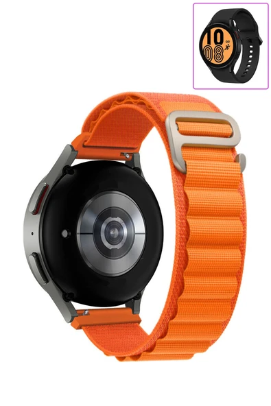 KRETON KRETON Samsung Galaxy Watch 4 40mm/44mm Uyumlu Kordon Alpine Loop Döngü Spor Kayış - Resim 2