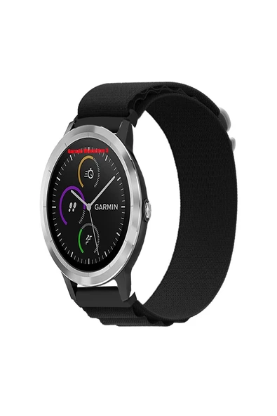 KRETON KRETON Garmin Vivo active 3 Uyumlu Kordon Alpine Loop Döngü Spor Kayış - Resim 7