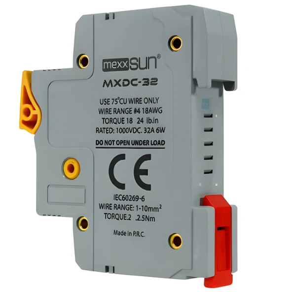 Mexxsun 16 Ah 1000 V DC Sigorta + Sigorta Yuvası - Resim 5