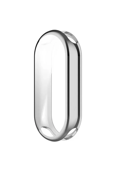 KRETON KRETON Xiaomi Mi Band 8 Ile Uyumlu Kasa Ve Ekran Koruyucu 360 Tam Koruma Silikon Kılıf - Resim 2