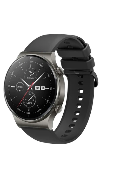 KRETON KRETON Huawei Watch Gt2 Pro Uyumlu Kordon Yumuşak Dokulu Soft Renk Tokalı Silikon Kayış ürün görseli