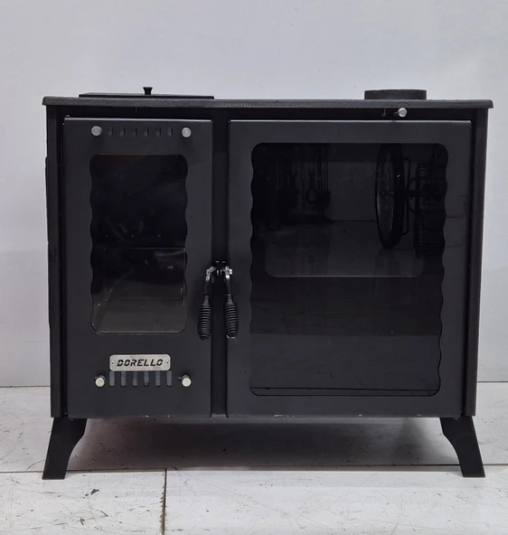 Dorello Camlı Fırınlı Pelet Sobası  Otomatik, Şık ve Yüksek Verimli Isıtma Sistemi ürün görseli 1