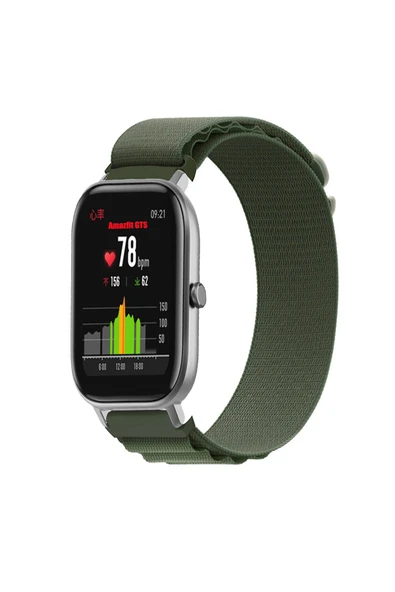 KRETON KRETON Amazfit GTS-GTS2-GTS2E-GTS3-GTS4-GTS4 Mini Uyumlu Kordon Alpine Loop Döngü Spor Kayış - Resim 5