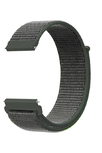 KRETON KRETON Haylou RS4 Plus  Uyumlu Spor Kumaş Desenli Cırt Cırtlı Kordon Kayış - Resim 3