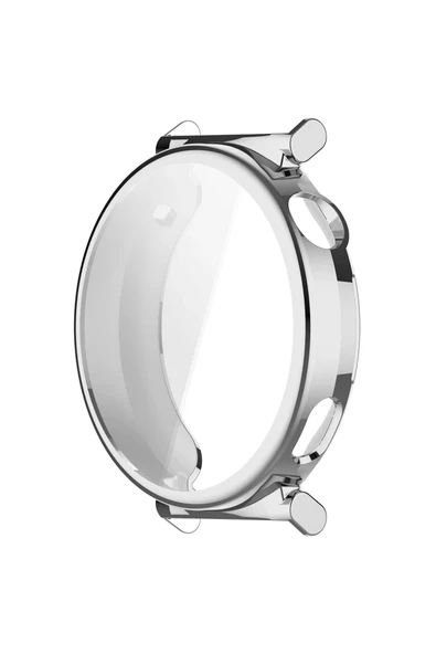 KRETON KRETON Huawei Watch Gt5 41mm ile Uyumlu Kasa Ve Ekran Koruyucu 360 Tam Koruma Silikon Kılıf - Resim 3