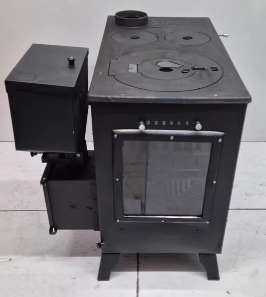 Dorello Camlı Fırınlı Pelet Sobası  Otomatik, Şık ve Yüksek Verimli Isıtma Sistemi - Resim 6