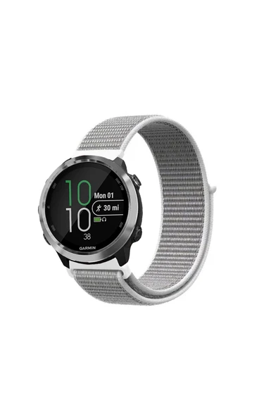 KRETON KRETON Garmin Forerunner 645 / 645 Music Uyumlu Spor Kumaş Desenli Cırt Cırtlı Kordon Kayış - Resim 8