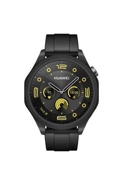 KRETON KRETON Huawei Watch GT4 46mm Uyumlu Kasa ve Ekran Koruyucu 360 Tam Koruma Silikon Kılıf - Resim 2