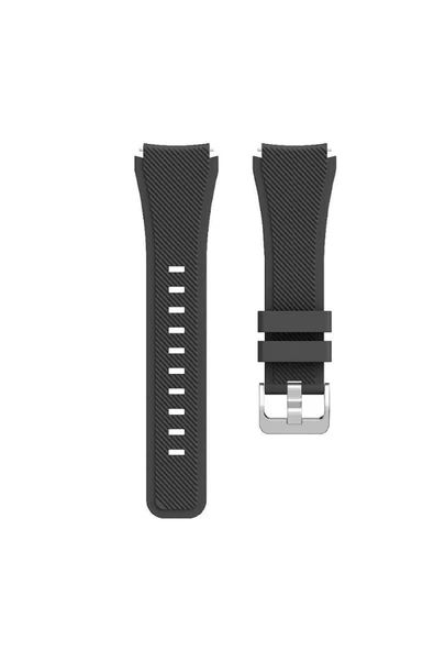 KRETON KRETON Huawei Watch 3 - 3 Pro Akıllı Saat Uyumlu Tırtık Desenli Silikon Kordon Kayış - Resim 9