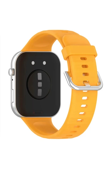 KRETON KRETON Huawei Watch Fit 3 / Fit 4 / Fit 4 Pro Ile Uyumlu Kordon Jel Silikon Tokalı Kayış - Resim 3