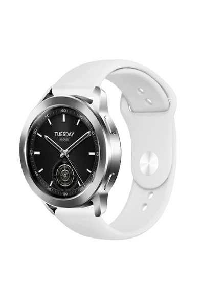 KRETON KRETON Xiaomi Watch S1 , S1 Active, S1 Pro Ile Uyumlu Yumuşak Dokulu Silikon Kordon Kayış - Resim 2