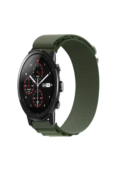KRETON KRETON Amazfit Pace 2 Stratos Uyumlu Kordon Alpine Loop Döngü Spor Kayış - Resim 10