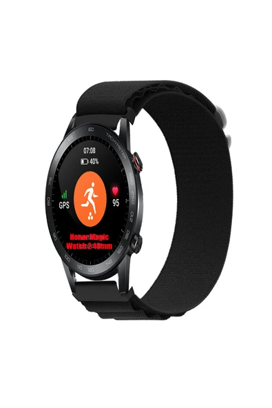 KRETON KRETON Honor Magic Watch 2 46mm Uyumlu Kordon Alpine Loop Döngü Spor Kayış - Resim 2